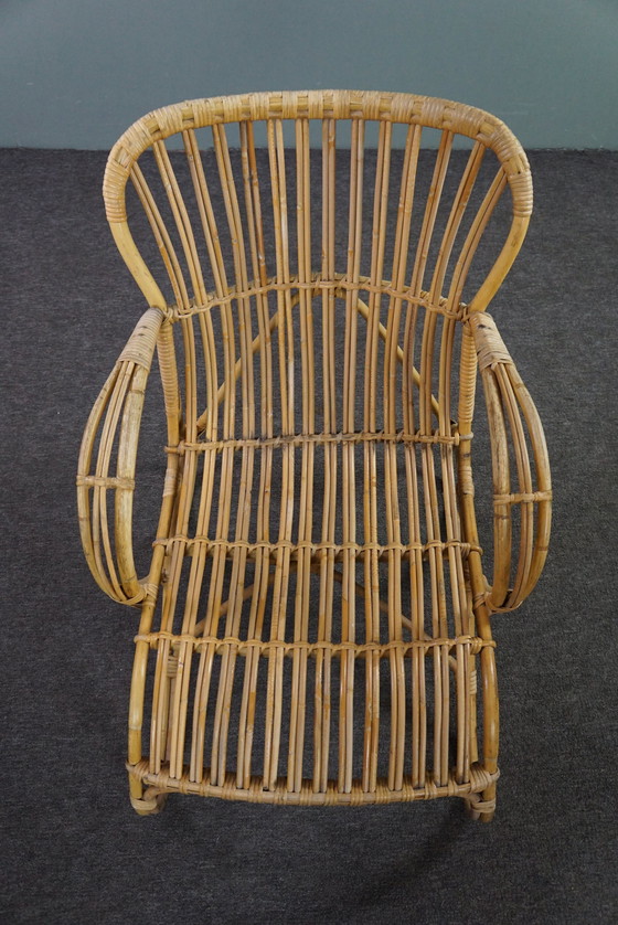 Image 1 of Rattan Dutch Design Style Belse 8 armchair, 1950