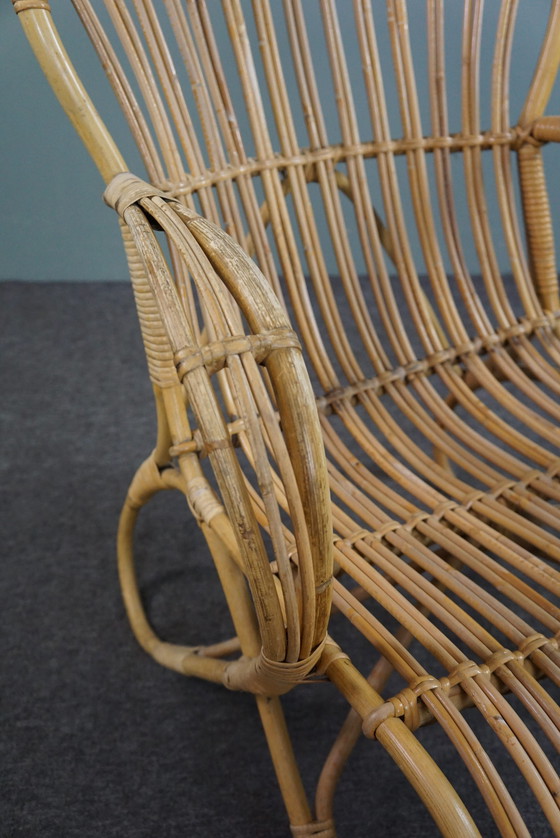 Image 1 of Rattan Dutch Design Style Belse 8 armchair, 1950