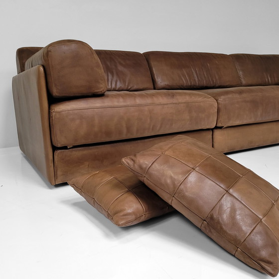 Image 1 of De Sede DS-76 modular leather sofa