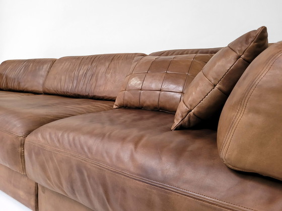 Image 1 of De Sede DS-76 modular leather sofa