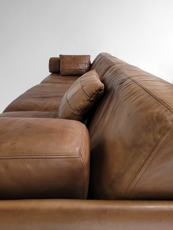 Image 1 of De Sede DS-76 modular leather sofa