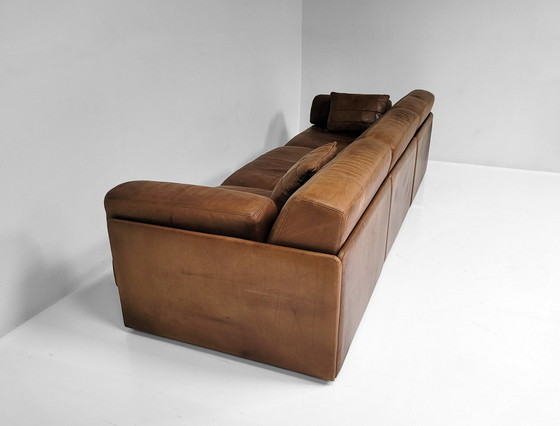 Image 1 of De Sede DS-76 modular leather sofa