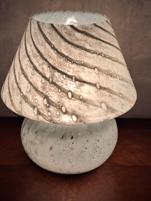 Vintage Swirl Mushroom Lamp