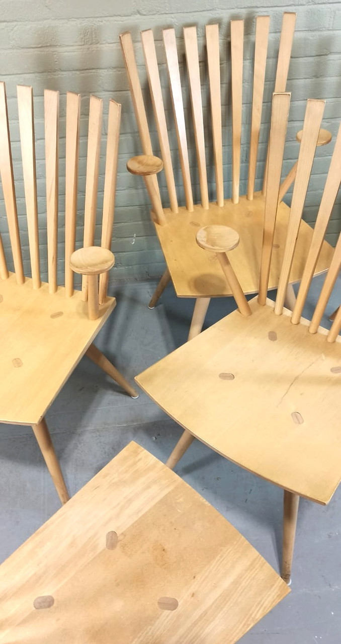 KVIST 】クビスト FREDERICIA ミカドチェア アーム付 ビーチ材 MIKADO