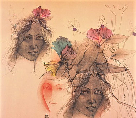 Image 1 of Bruno Bruni (1935) Della Primavera Hand signed.