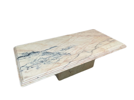 Image 1 of Table italienne vintage en marbre rose