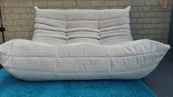 Image 1 of Ligne roset togo 2-seater and pouf