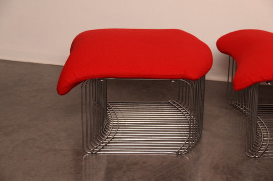 Image 1 of Chaise longue et ottoman 'Pantonova' ou modèle 125T par Verner Panton pour Fritz Hansen - Danemark - années 1970