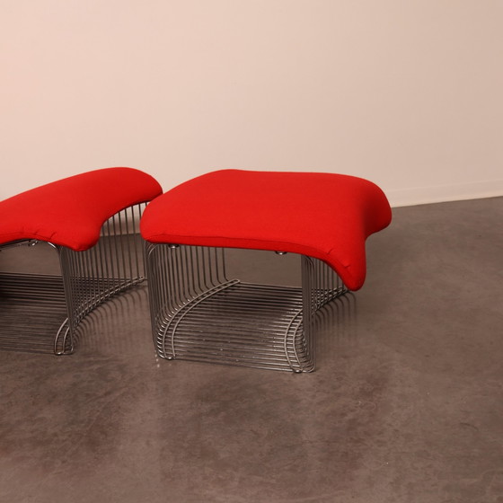 Image 1 of Chaise longue et ottoman 'Pantonova' ou modèle 125T par Verner Panton pour Fritz Hansen - Danemark - années 1970