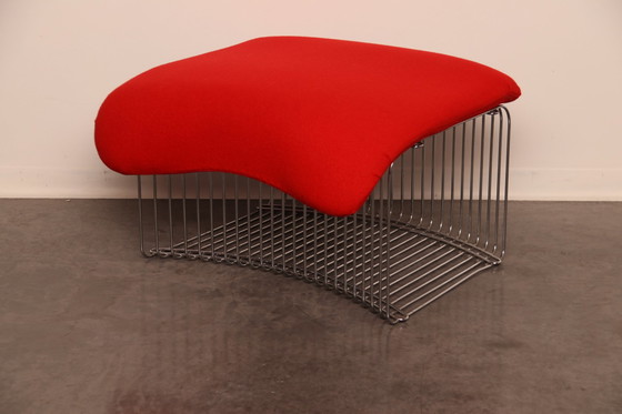 Image 1 of Chaise longue et ottoman 'Pantonova' ou modèle 125T par Verner Panton pour Fritz Hansen - Danemark - années 1970