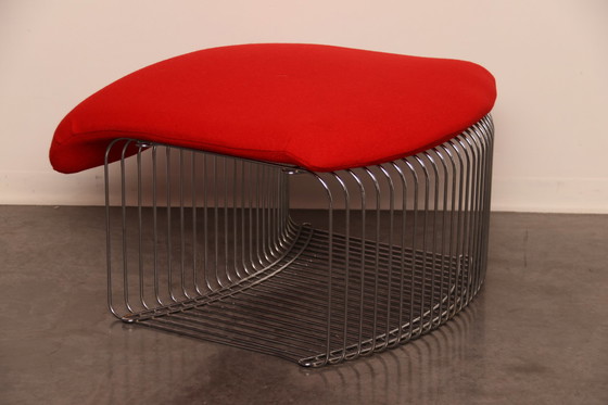 Image 1 of Chaise longue et ottoman 'Pantonova' ou modèle 125T par Verner Panton pour Fritz Hansen - Danemark - années 1970