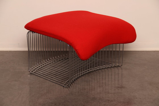 Image 1 of Chaise longue et ottoman 'Pantonova' ou modèle 125T par Verner Panton pour Fritz Hansen - Danemark - années 1970