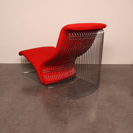 Image 1 of Lounge chair & ottoman 'Pantonova' or model 125T by Verner Panton for Fritz Hansen - Denmark - 1970's