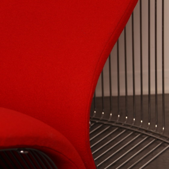 Image 1 of Chaise longue et ottoman 'Pantonova' ou modèle 125T par Verner Panton pour Fritz Hansen - Danemark - années 1970