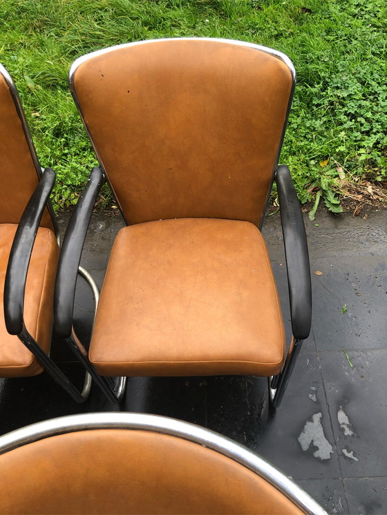 Image 1 of Fixer-upper: 10 Gispen Chairs 1935