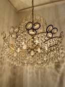 Lustre vintage italien en forme de tourbillon