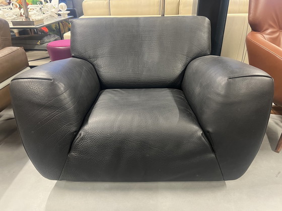 Image 1 of Molinari Fat Boy Armchair black leather 