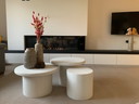 3x Thint Mortex coffee tables