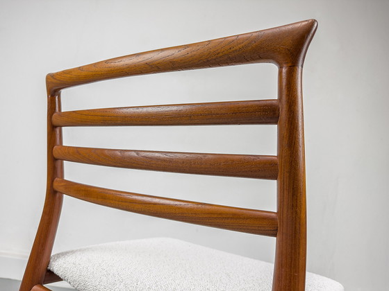 Image 1 of Teak & Bouclé Dining Chair by Erling Torvits for Sorø Stolefabrik, 1960s