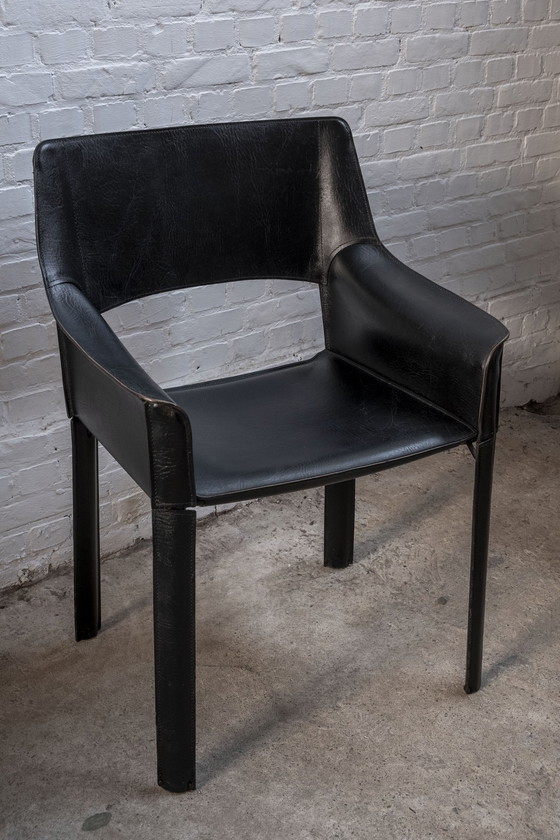 Image 1 of 4x De Couro Of Brazil Armchairs