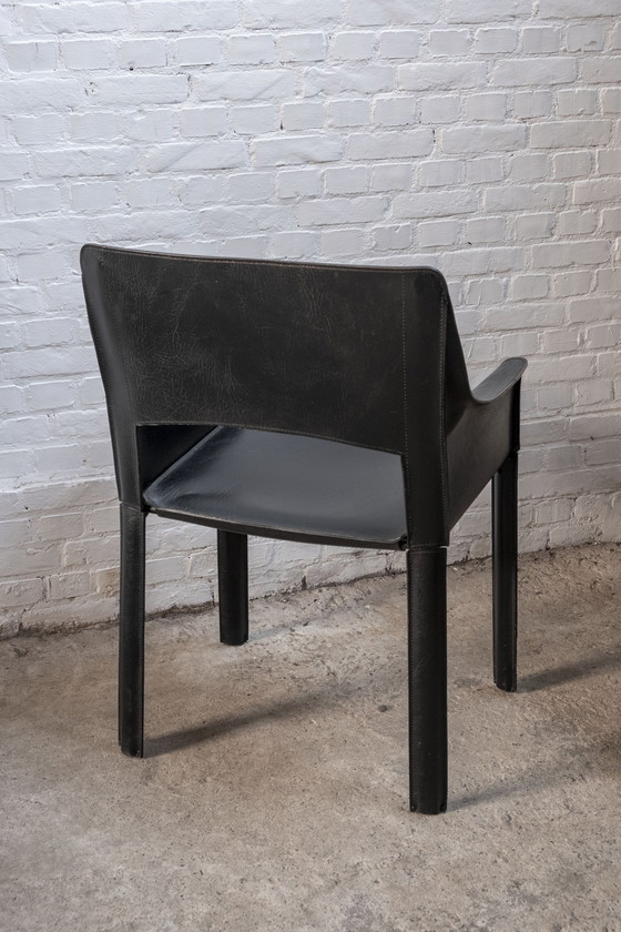 Image 1 of 4x De Couro Of Brazil Armchairs