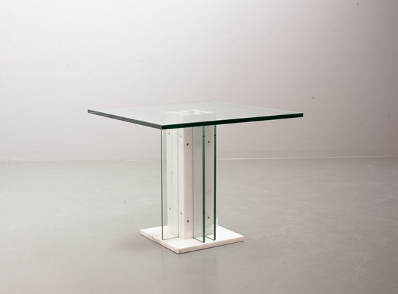 Image 1 of Table d'appoint italienne en marbre