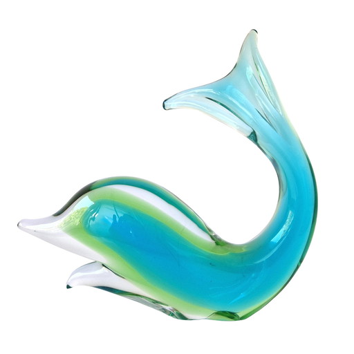 FM Konstglas - Large Sommerso Fish