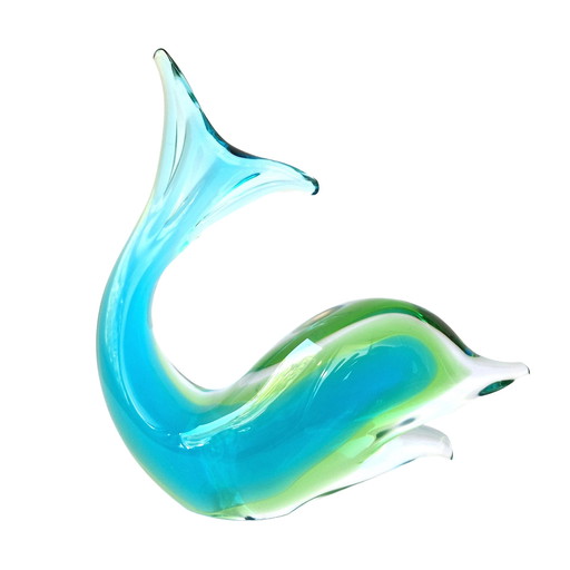 FM Konstglas - Large Sommerso Fish