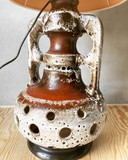Brutalist fat lava floor lamp