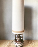 Brutalist fat lava floor lamp