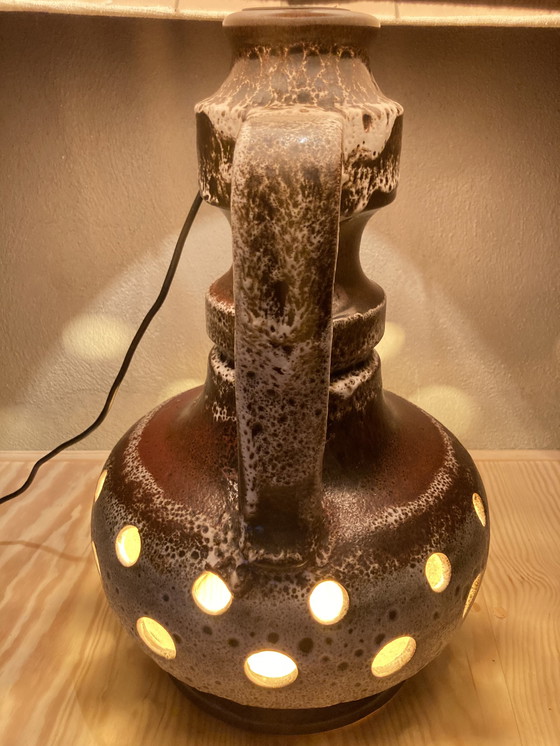 Image 1 of Brutalist fat lava floor lamp