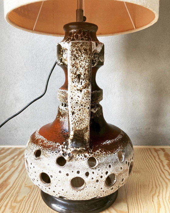 Image 1 of Brutalist fat lava floor lamp