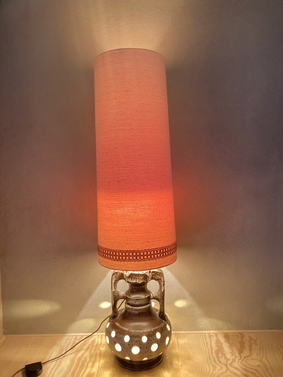 Image 1 of Brutalist fat lava floor lamp