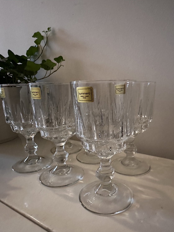 Image 1 of Luminarc Crystal Wine Glasses