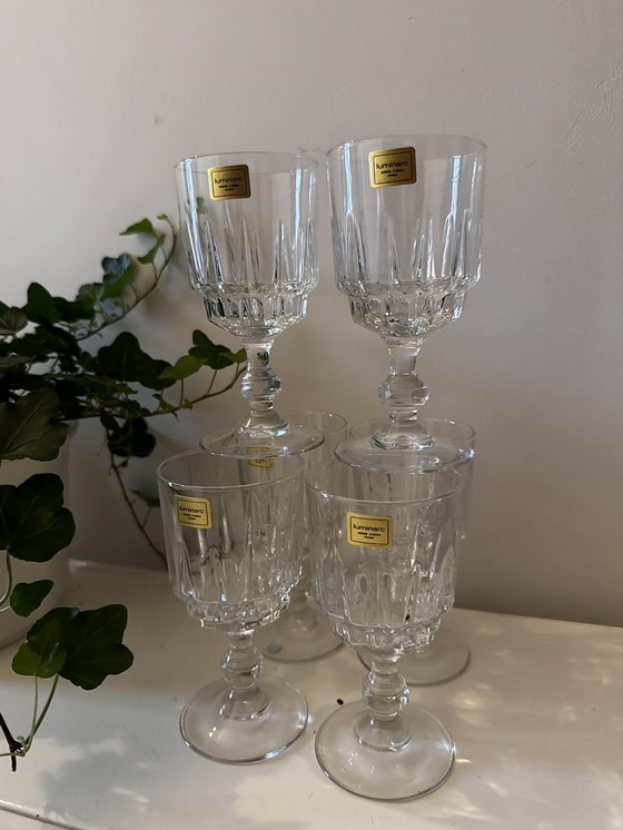 Image 1 of Luminarc Crystal Wine Glasses