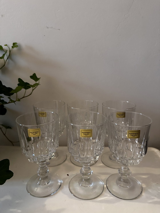 Image 1 of Luminarc Crystal Wine Glasses