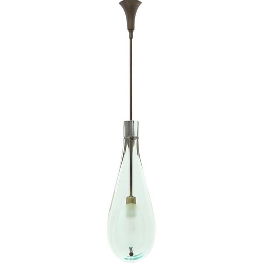 Vintage model "2259" pendant lamp by Max Ingrand for Fontana Arte, 1950s