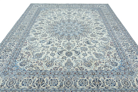 Image 1 of Hand Knotted Nain Carpet With Silk - 386 X 293 Cm