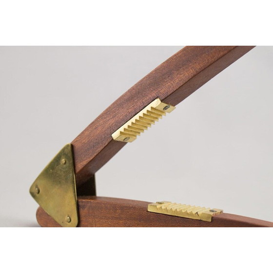 Image 1 of Set of 4 vintage cactus tools in teak and brass, Sweden 1950
