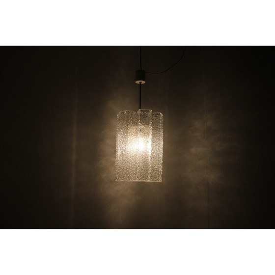 Image 1 of Lampadario in vetro di metà secolo di Kamenicky Senov, anni '70