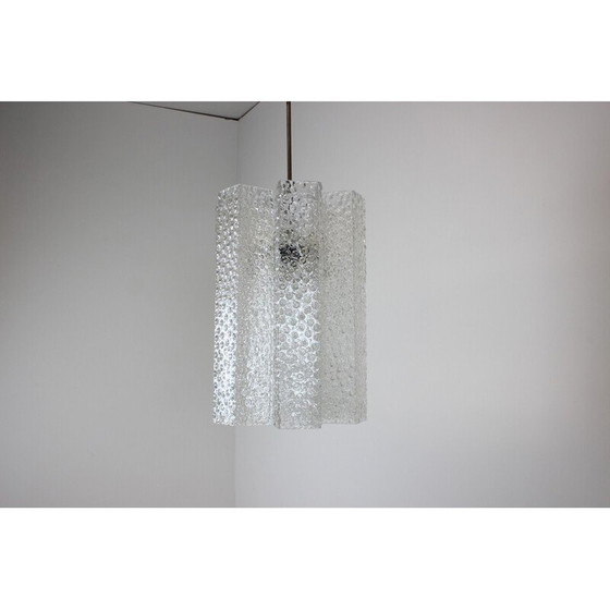 Image 1 of Lampadario in vetro di metà secolo di Kamenicky Senov, anni '70