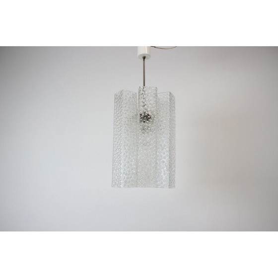 Image 1 of Lampadario in vetro di metà secolo di Kamenicky Senov, anni '70