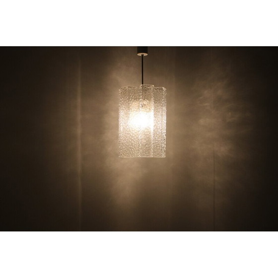 Image 1 of Lampadario in vetro di metà secolo di Kamenicky Senov, anni '70