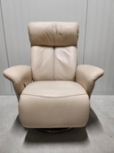 Himolla Fauteuil relax 7527 avec fonction Beige Cuir Tournant