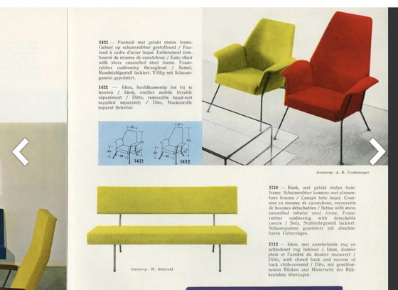 Image 1 of Gispen 1421 design armchair