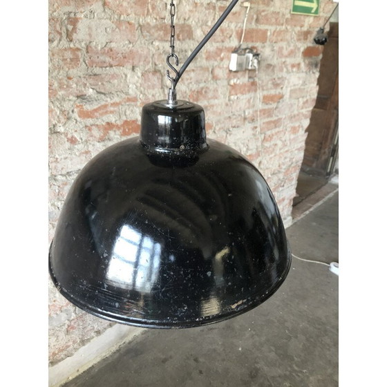 Image 1 of Lampada a sospensione industriale vintage di Tgl Leuchtenbau Lipsia, Germania 1950