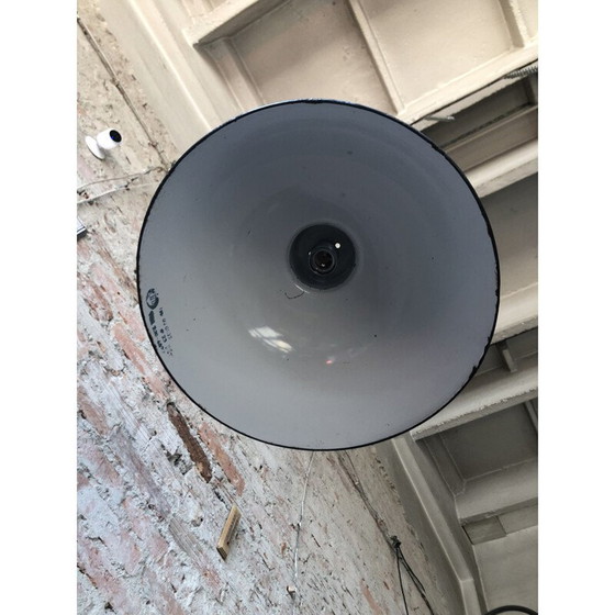 Image 1 of Lampada a sospensione industriale vintage di Tgl Leuchtenbau Lipsia, Germania 1950