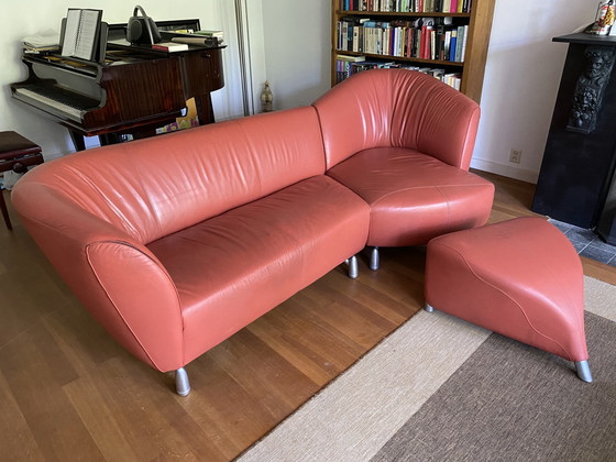 Image 1 of Leolux Pupilla sofa with ottoman