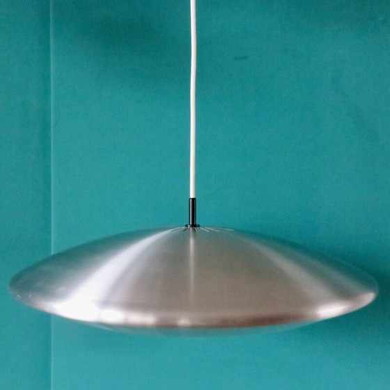 Image 1 of Vintage "spacy" silver aluminum suspension