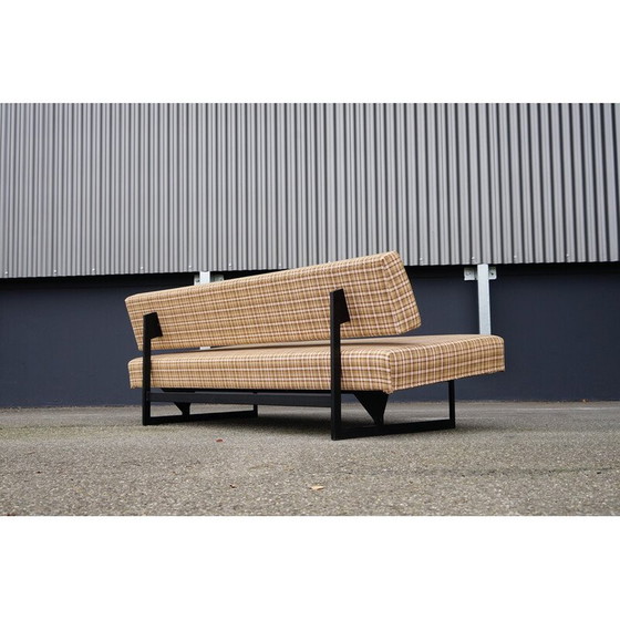 Image 1 of Vintage 2-seater checkered sofa by Dieter Wäckerlin for Idealheim, Switzerland, 1960